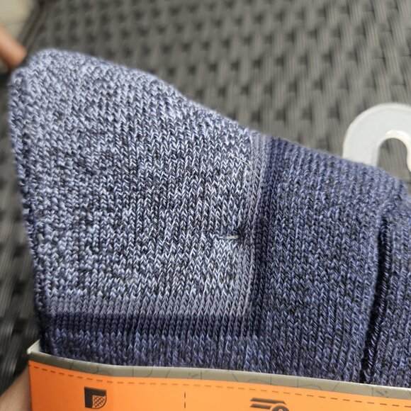💥$10 ADD ON - 💫NWT Mountain Ridge Men's Thermal Blue Socks 4 Pack Size 10-13 - Picture 4 of 7